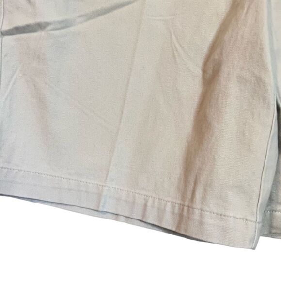 NWT! Eddie Bauer beige flat front chino short - Picture 9 of 10